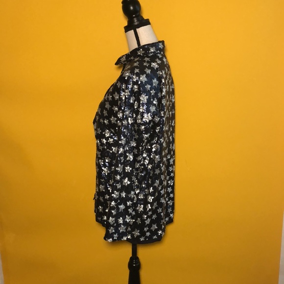 🟠 ZARA TRAFALUC COLLECTION 🟠 sequin long sleeve jacket - Picture 4 of 11